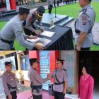 Prosesi Sertijab Kabag Ren Polres Tolitoli
 (Foto: Humas Polres TolI-Toli)