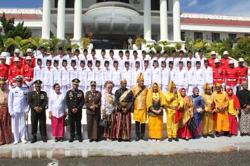 Foto Bersama Setelah Melaksanakan Upacara HUT RI Ke-80 DI Kantor bupati donggala (Dok Nurkholish)